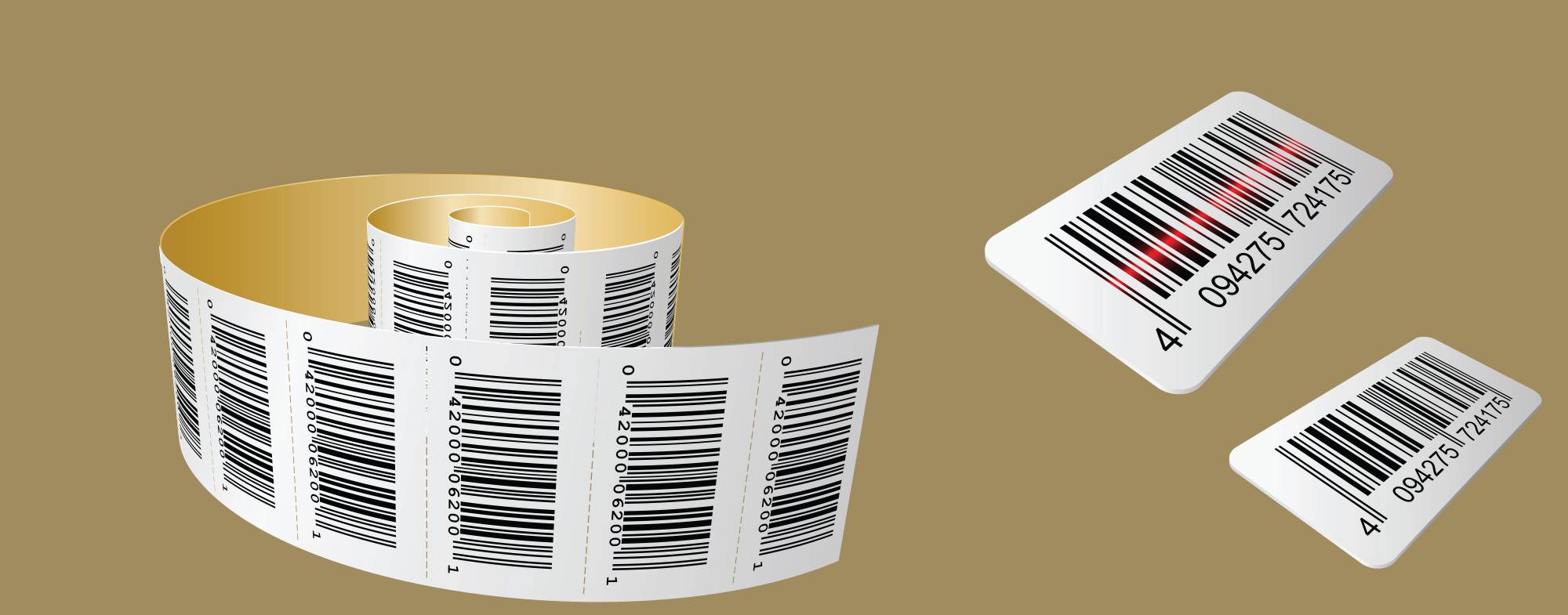 Barcode stickers & barcode labels for asset & inventory management.